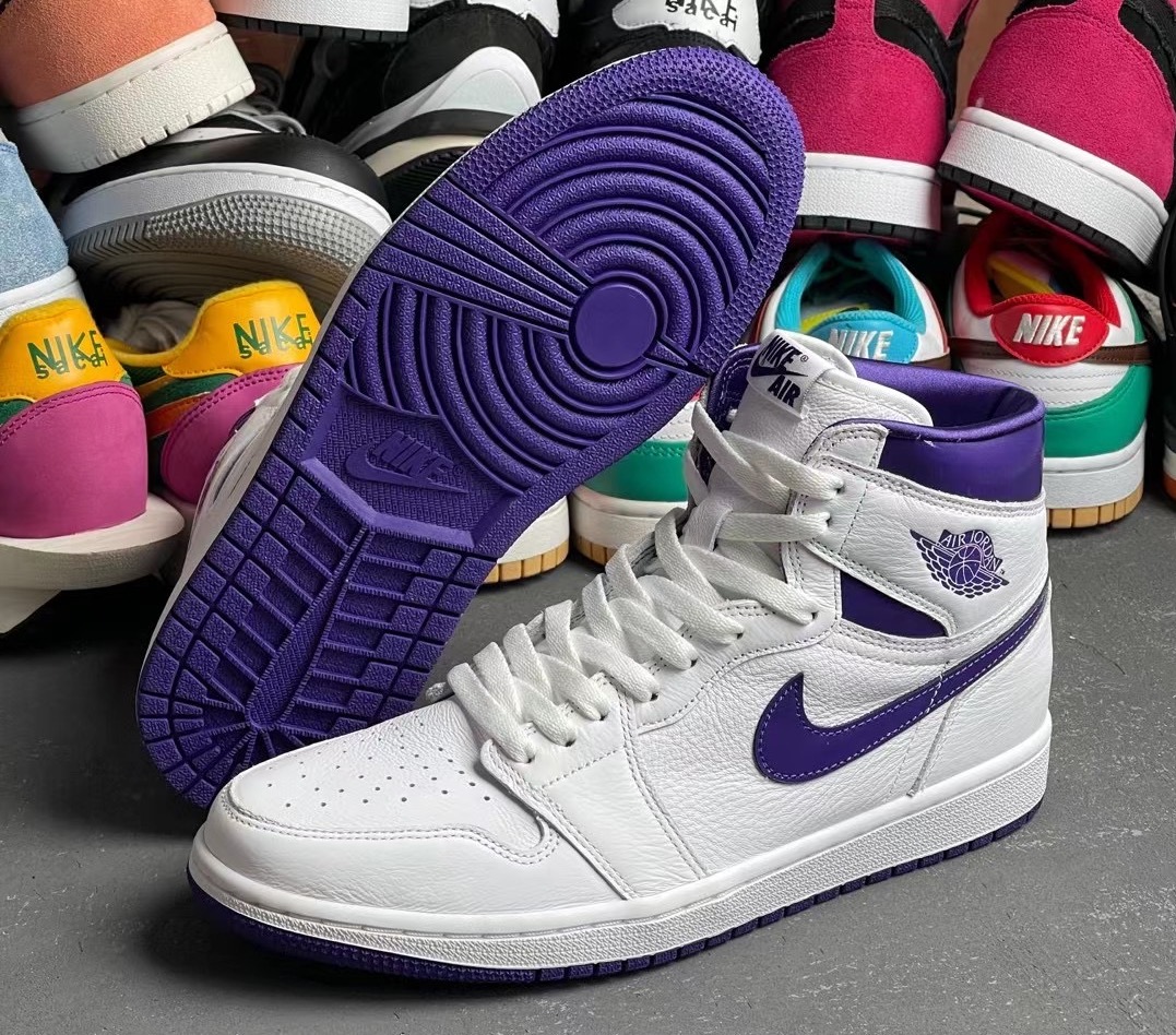 Air jordan clearance 1 womens purple