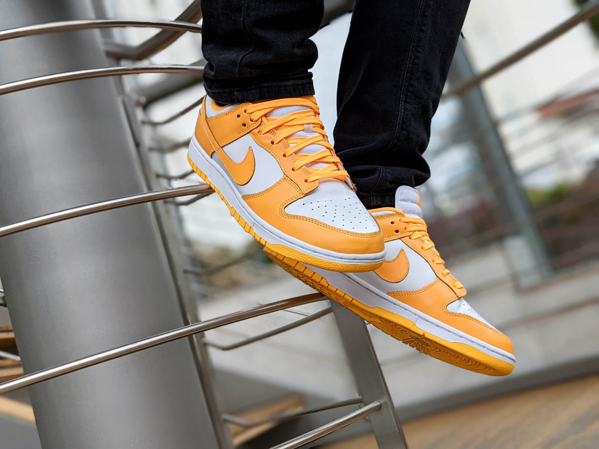 Latest Pickup: Nike Dunk Low University Blue, Laser Orange”, and