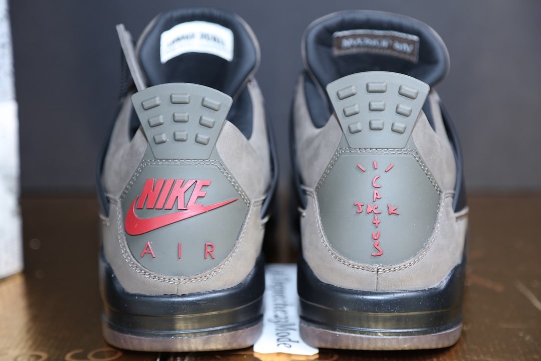 Travis Scott s Olive Air Jordan 4 Grailify