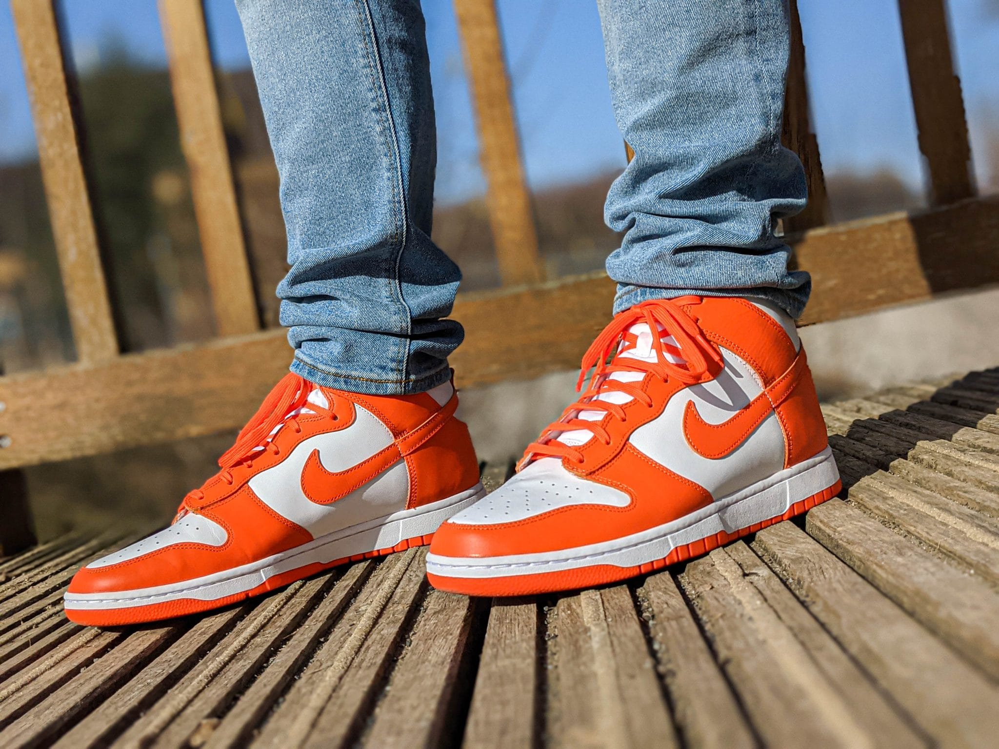 Latest Pickup Nike Dunk High Syracuse Grailify