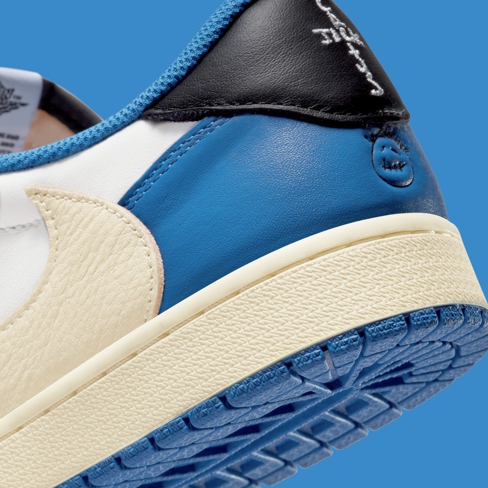 Travis Scott x fragment x Air Jordan 1 Low On-Foot Look