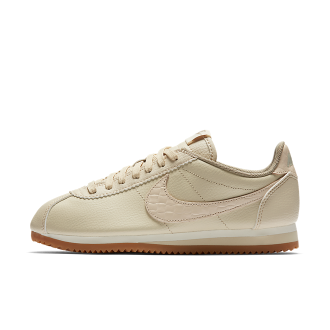 Nike cortez leather hot sale lux beige