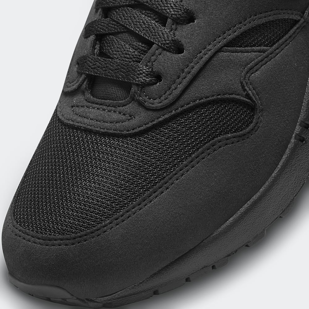 Air max 1 black leather online