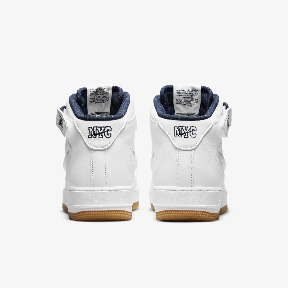 Nike Air Force 1 Mid White Navy NYC DH5622-100