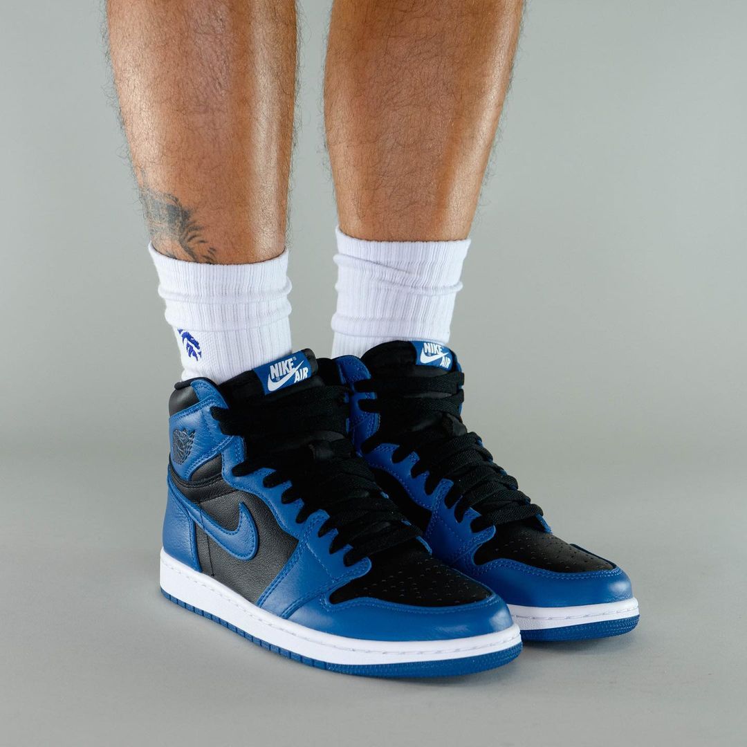 nike air jordan retro 1 high og dark marina blue