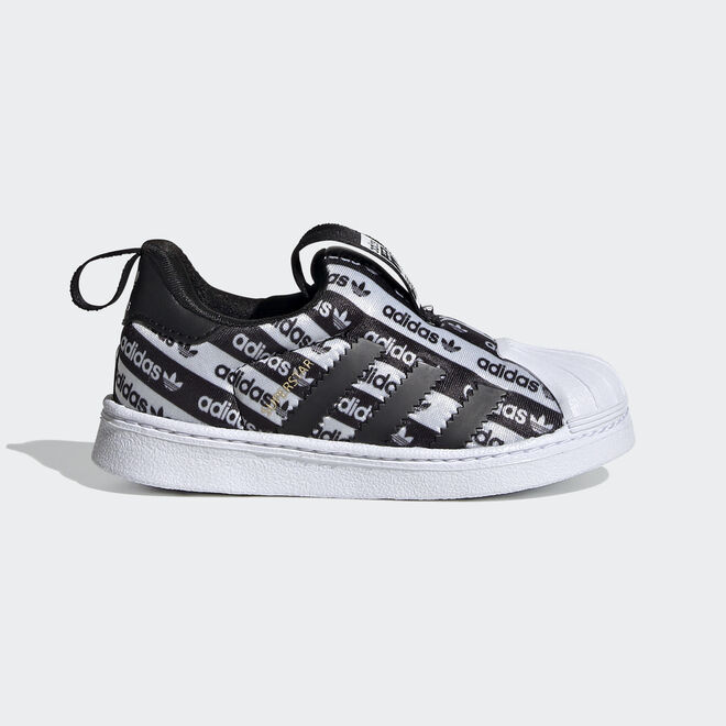 printed EF6642 adidas Kids Superstar 360 logo