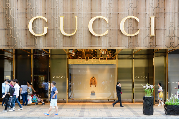 Borsa Gucci interlocking in pelle nera
