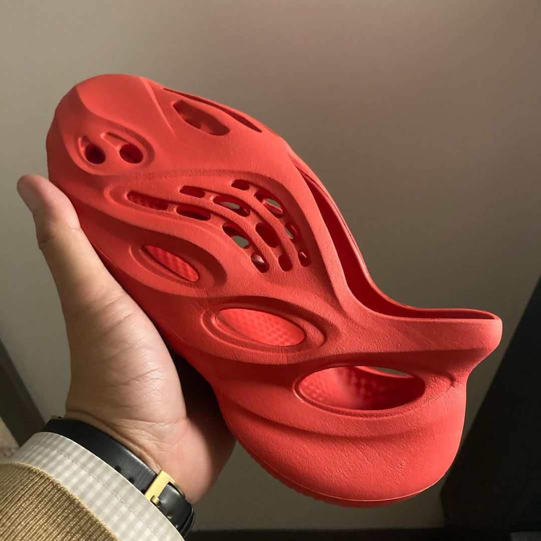 Why the adidas Yeezy Foam RNNR 'Vermillion' Is So Close to Red
