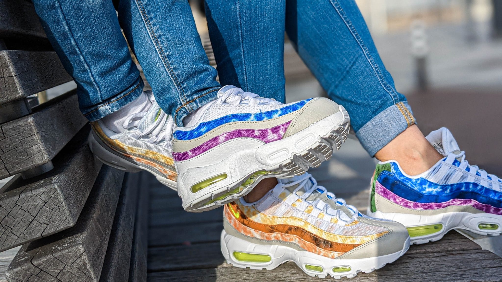 Multi coloured shop air max 95