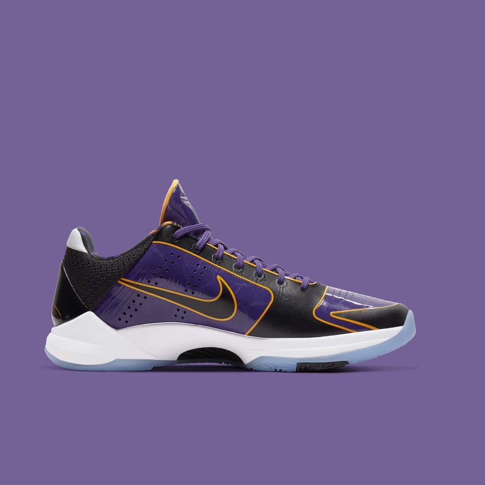 Kobe 5 outlet protro lakers release