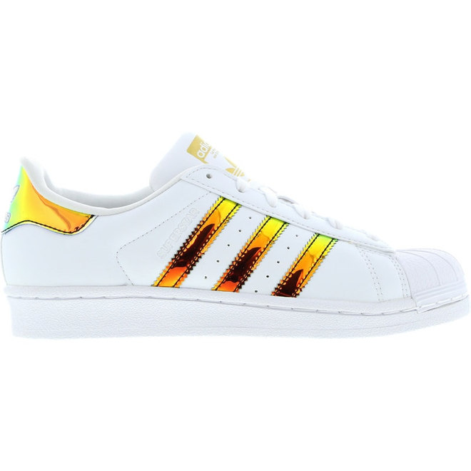 Adidas superstar iridescent on sale gold