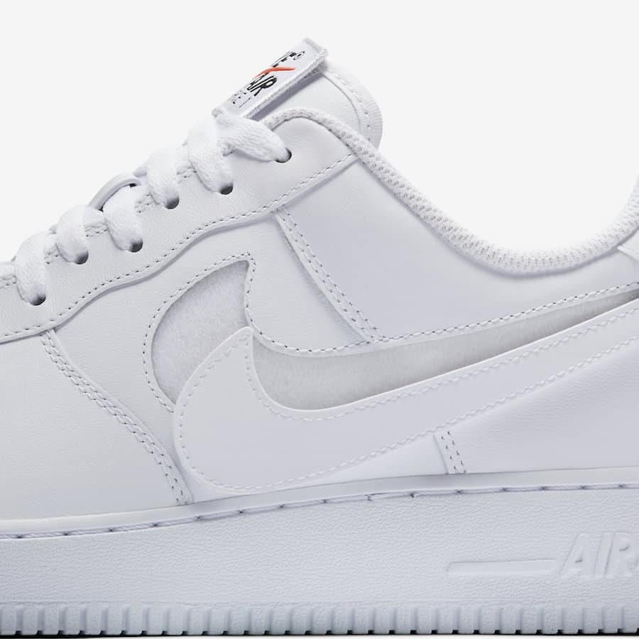 Air force 1 2025 klett nike zeichen