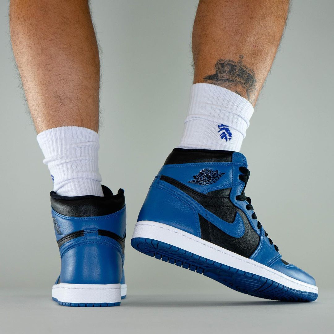 nike air jordan retro 1 high og dark marina blue