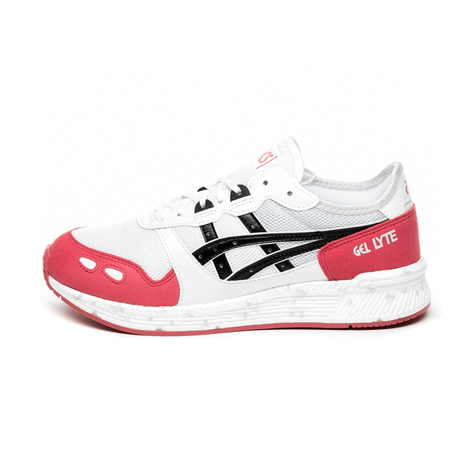 Asics gel lyte white hot sale rouge