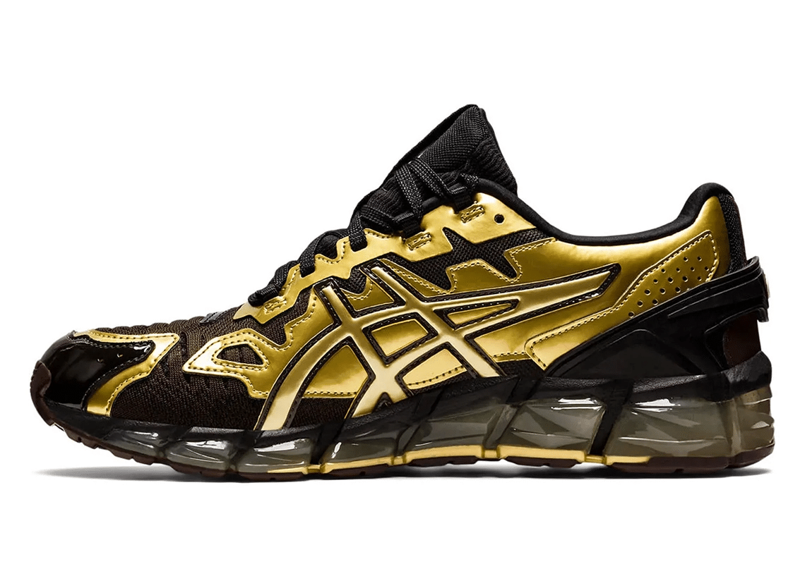 Two Asymmetric Colourways of the GmbH x ASICS GEL Quantum 360