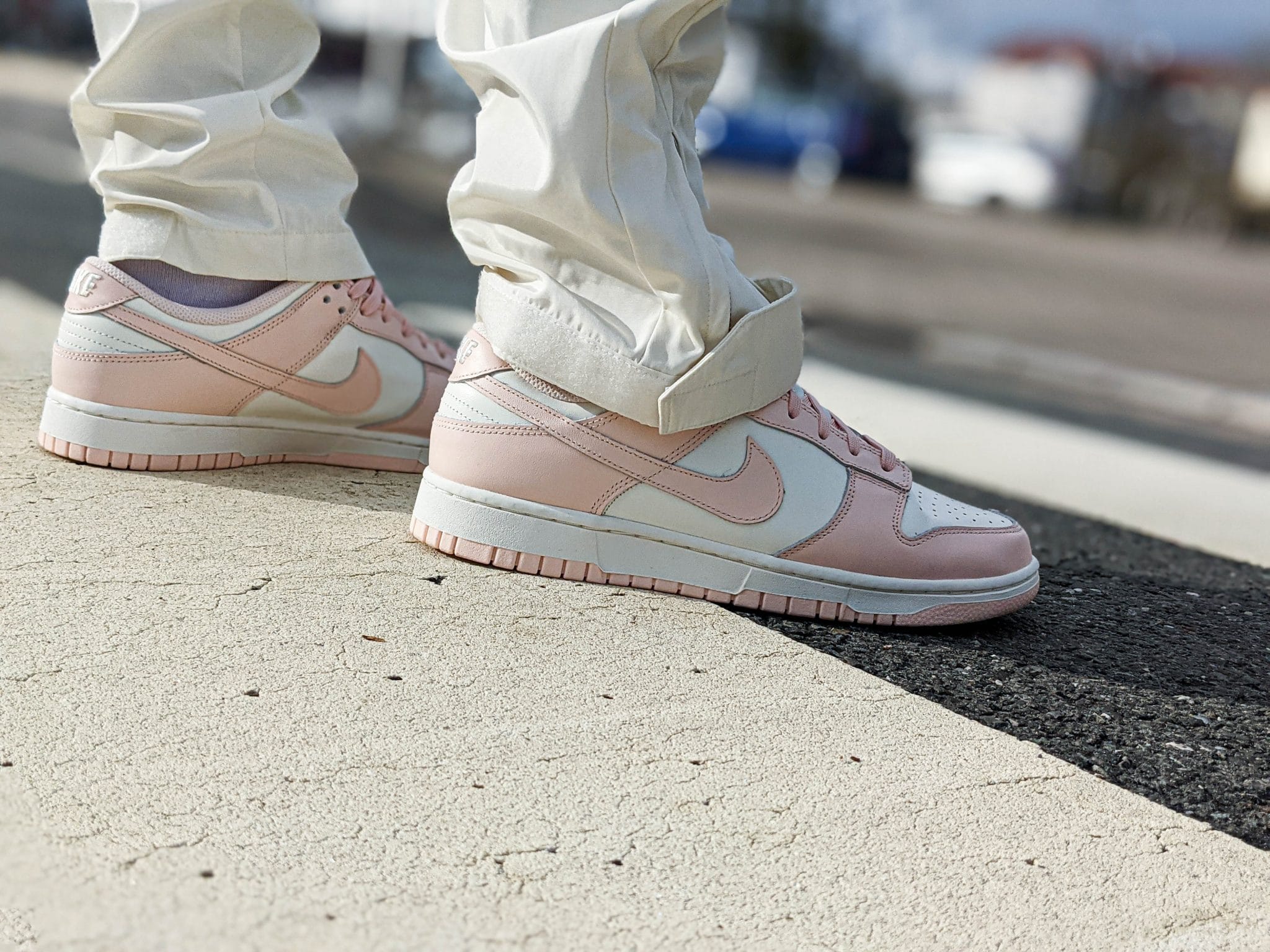 nike dunk low orange pearl