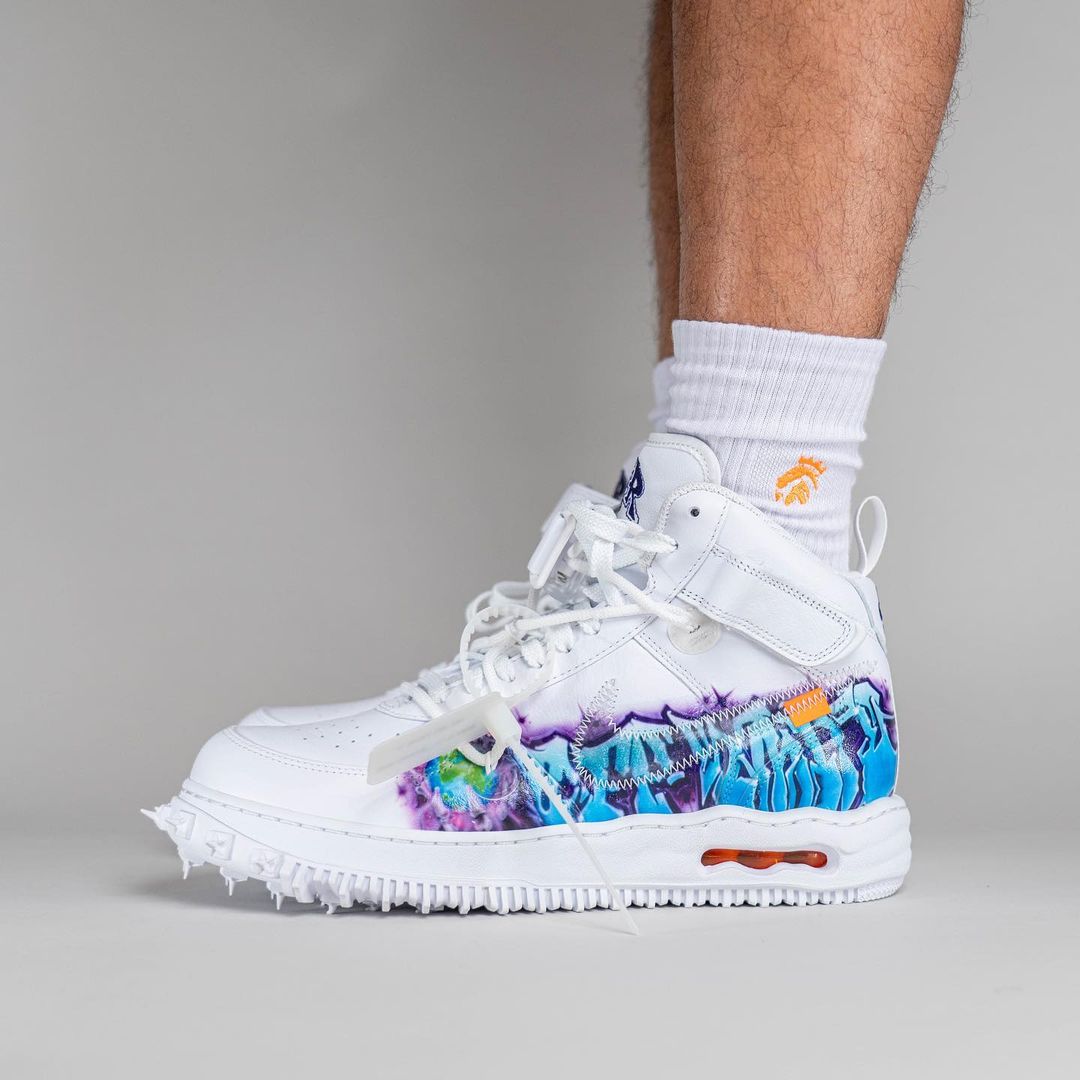 Graffiti Lettering Sits On Top of the Fierce Off-White x Graffiti Lettering Sits On Top of the Fierce Off-White x