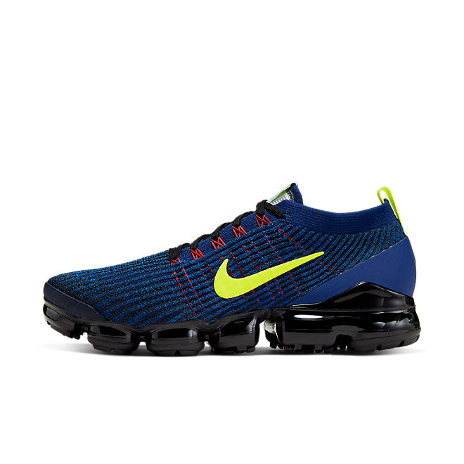 Nike Air Vapormax Flyknit Deep Royal Volt Aj Grailify