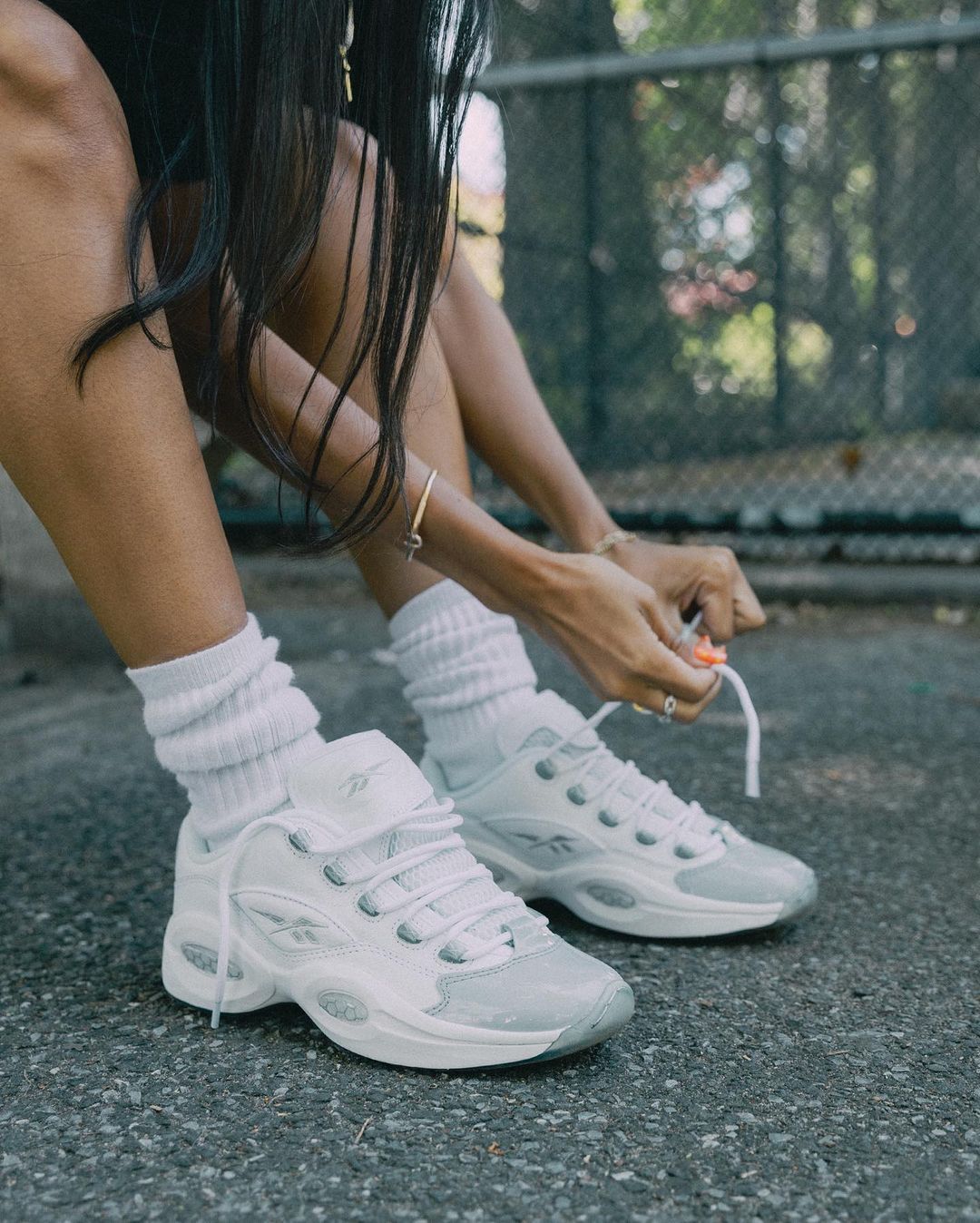 Reebok question store low on feet