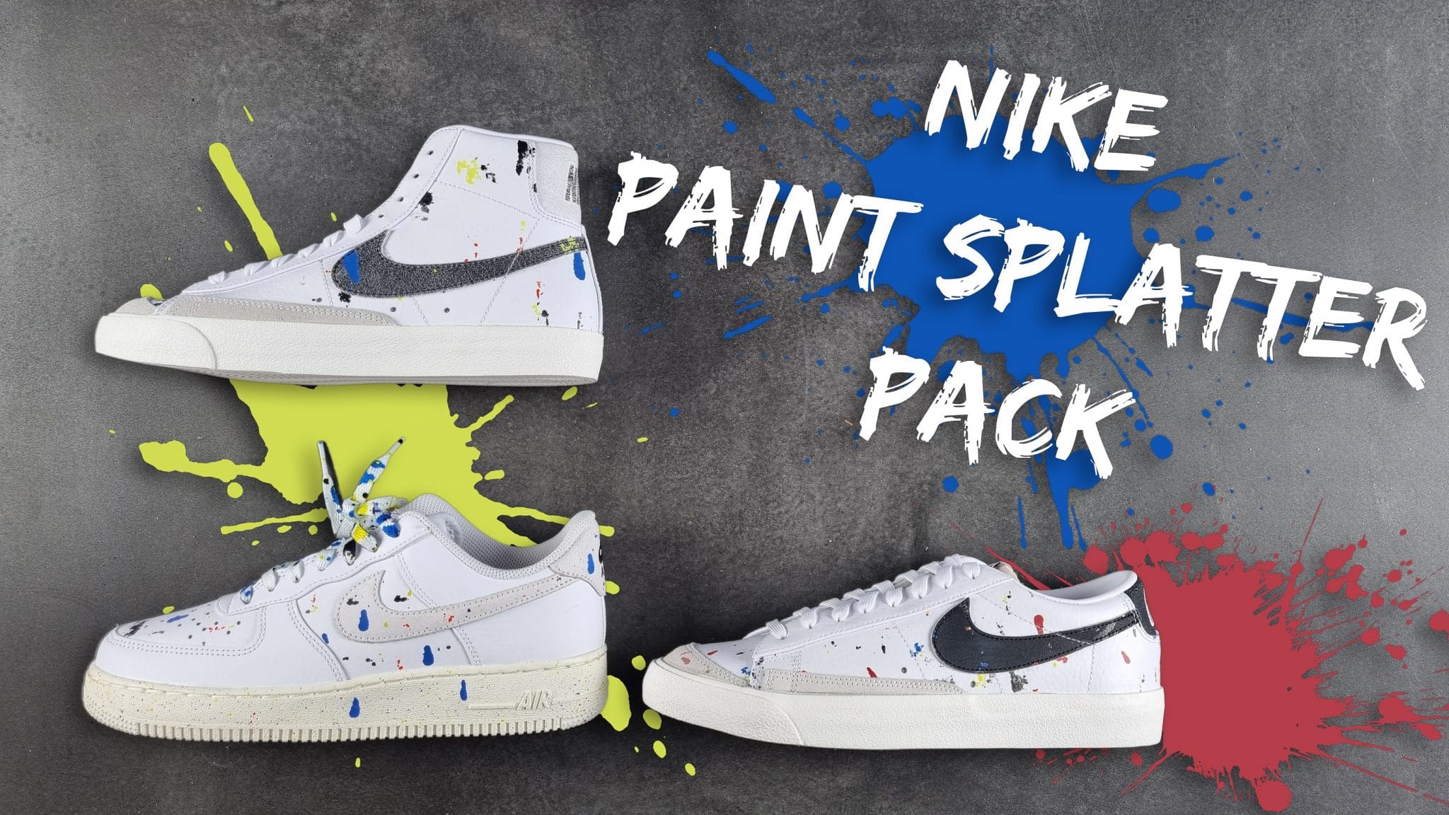 Nike splatter clearance shoes