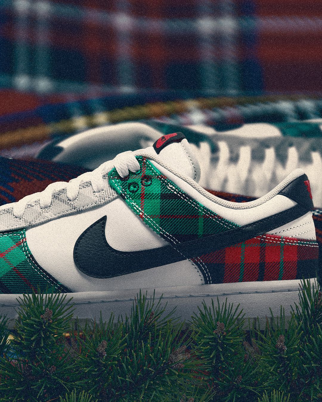 Plaid nikes hotsell