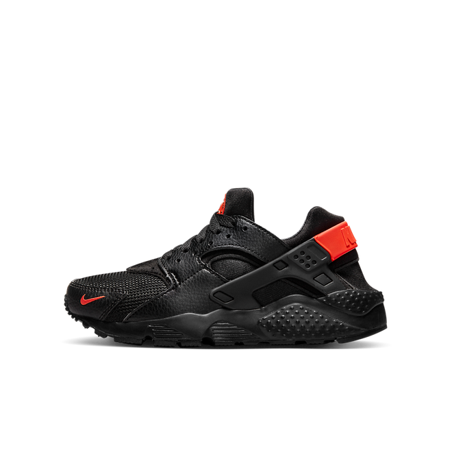 Nike huarache ultra gs black outlet red