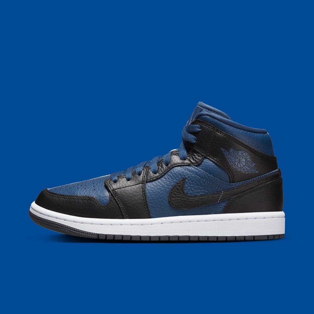 Air jordan 1 mid (obsidian outlet / game royal - summit white)