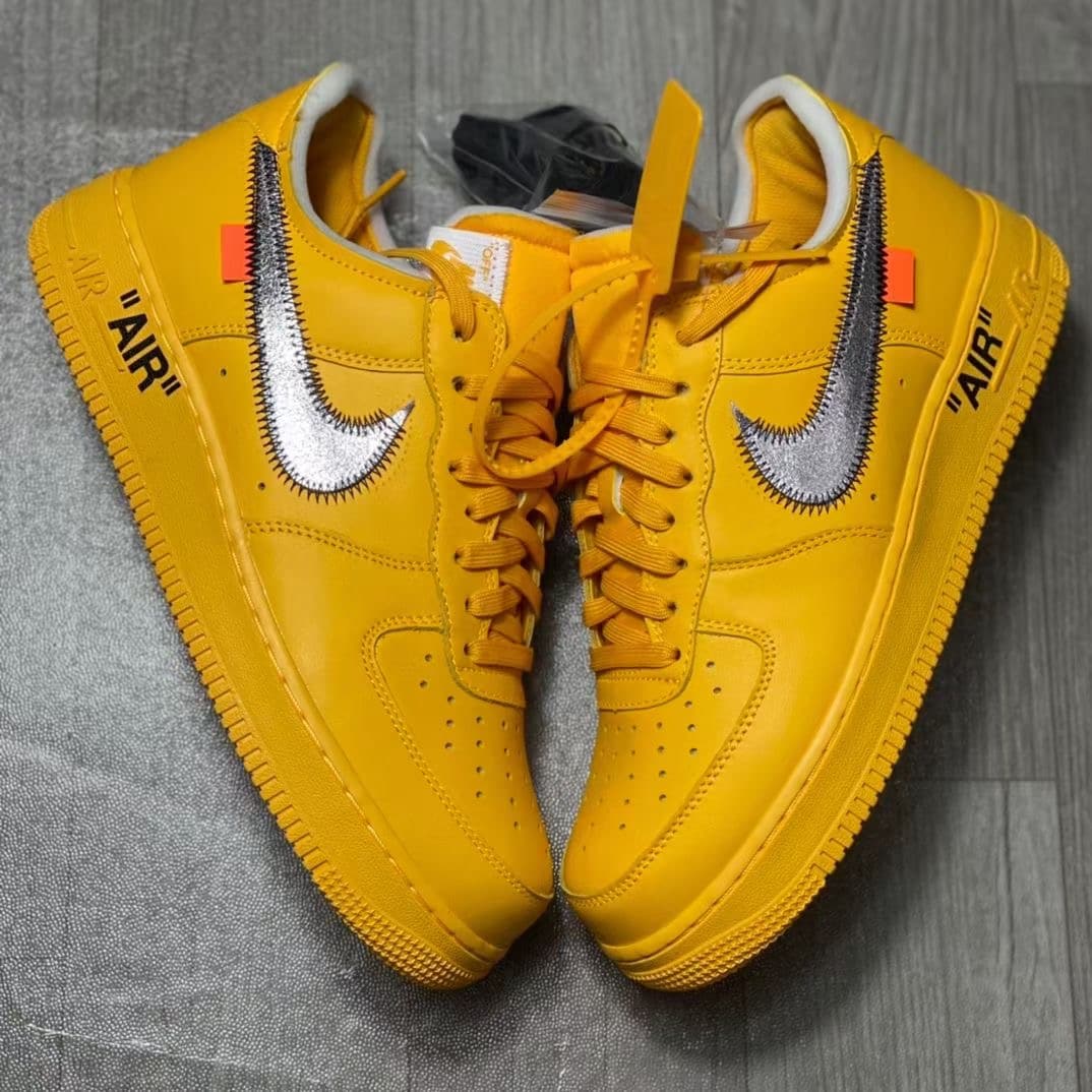 Nike Air Force 1 Low X Off-White university gold Lemonade