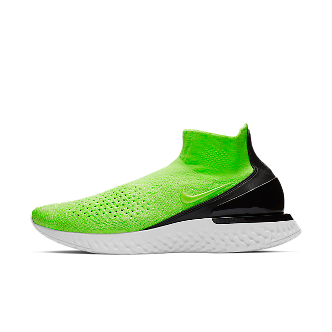 Nike rise react flyknit lime sale blast