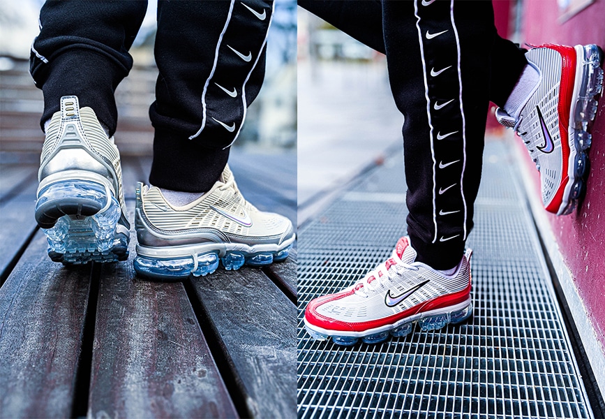 Vapormax 360 outlet red and white