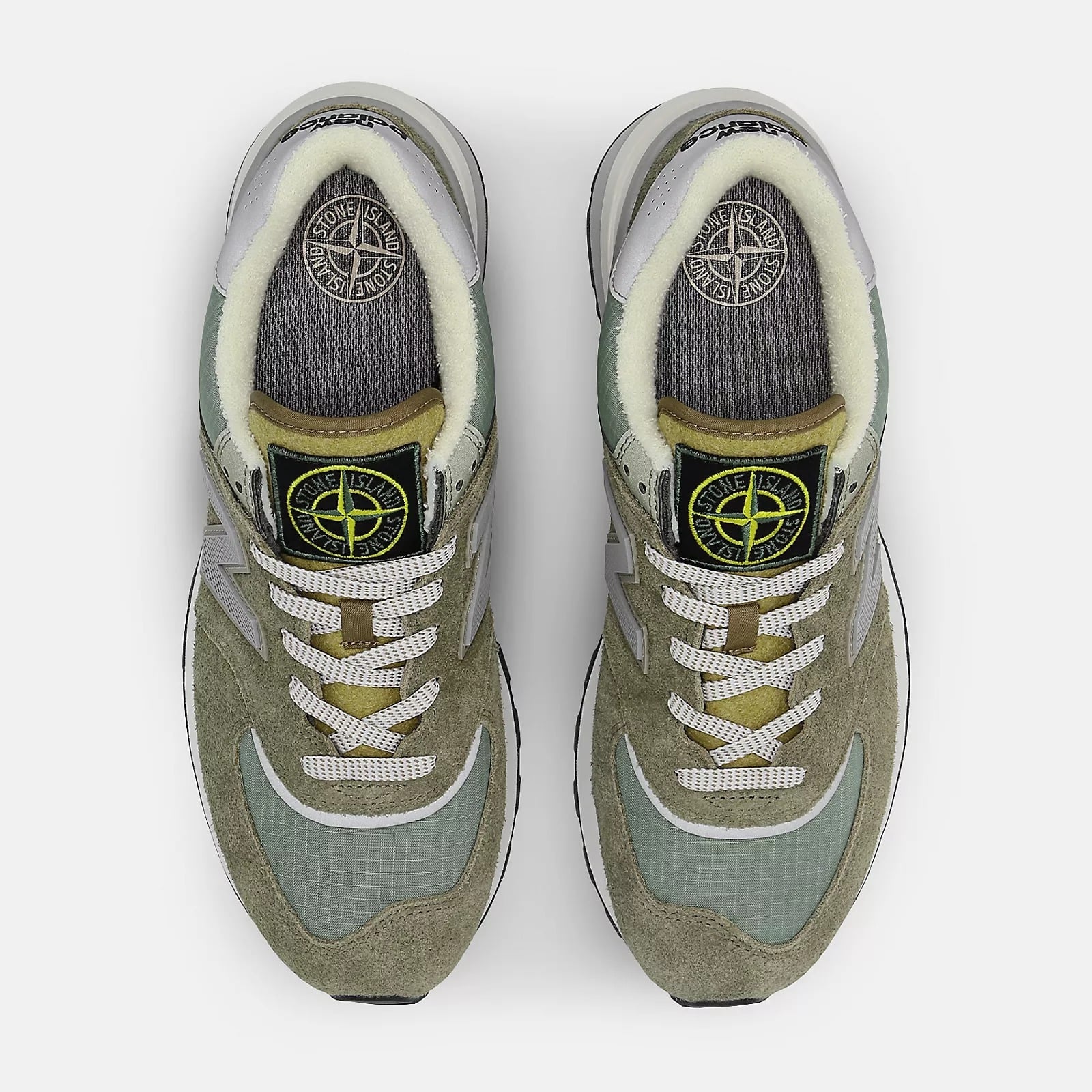 超可爱の Stone Island × New Balance 574 Green econet.bi