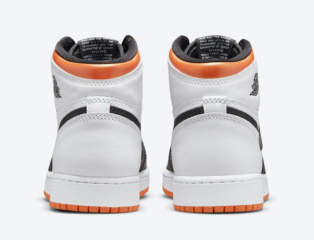 Jordan 1 hot sale orange grey