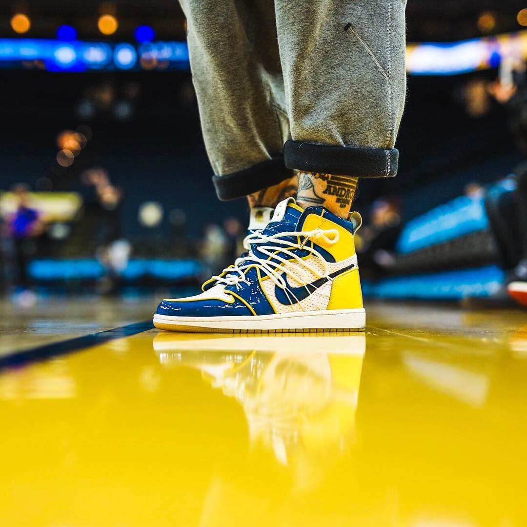 Jordan 1 shop golden state warriors