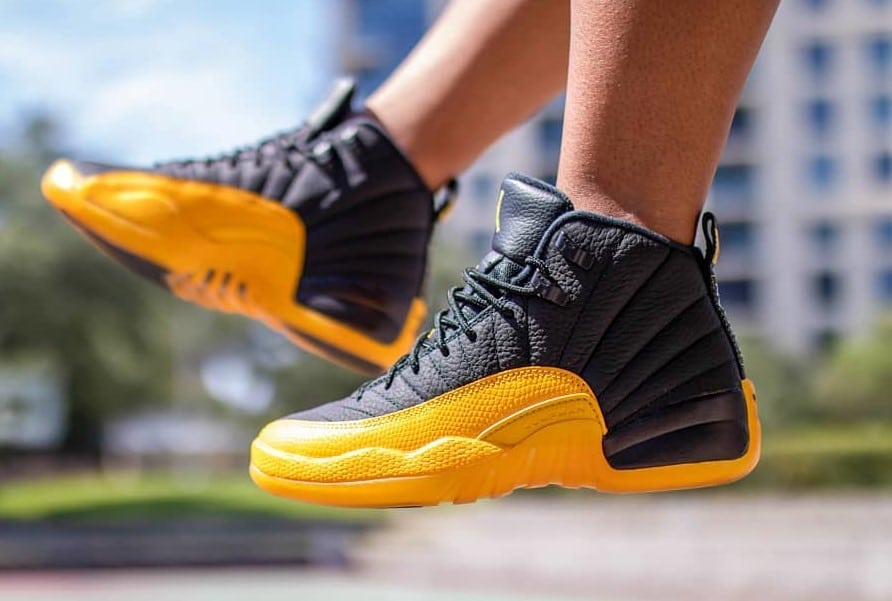 Jordan 12 university store gold