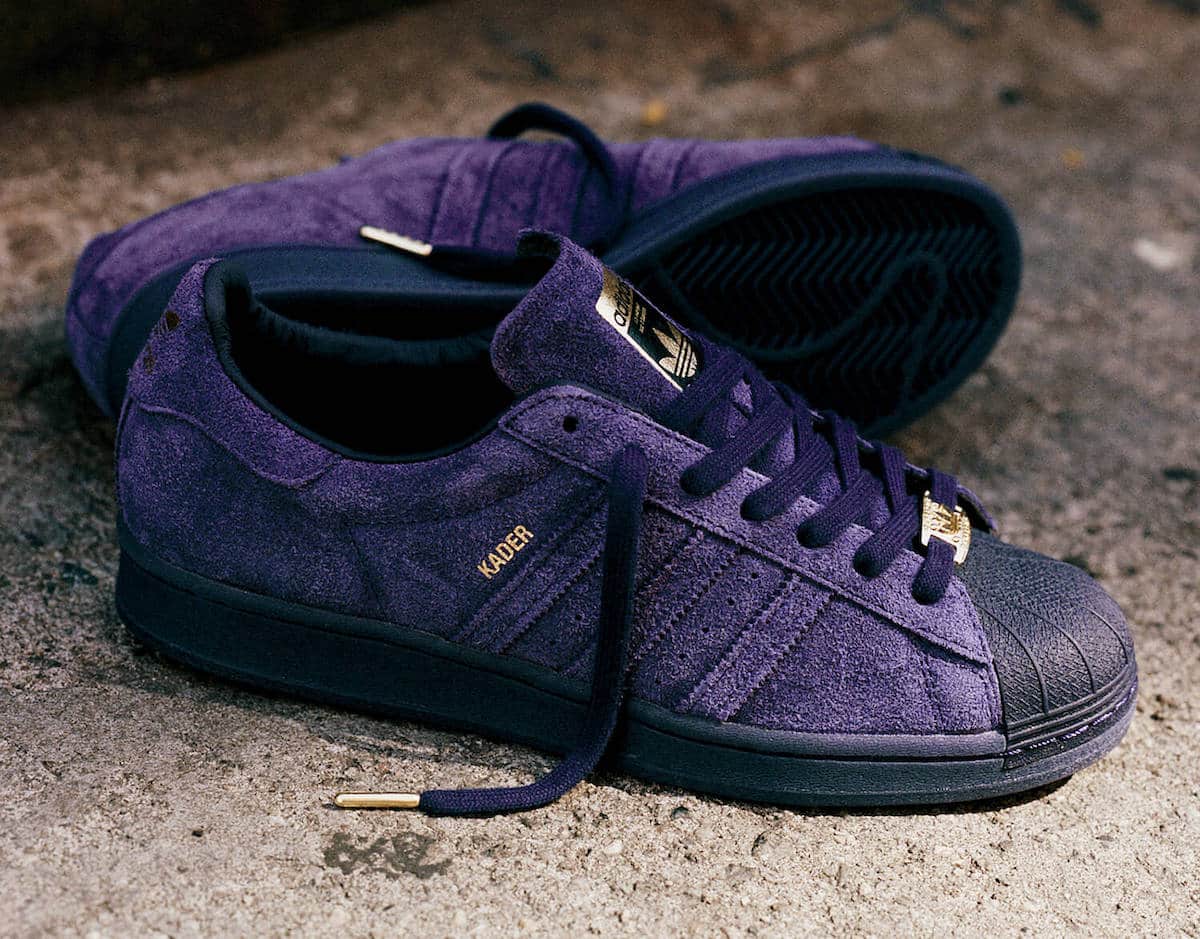 Purple on sale suede adidas