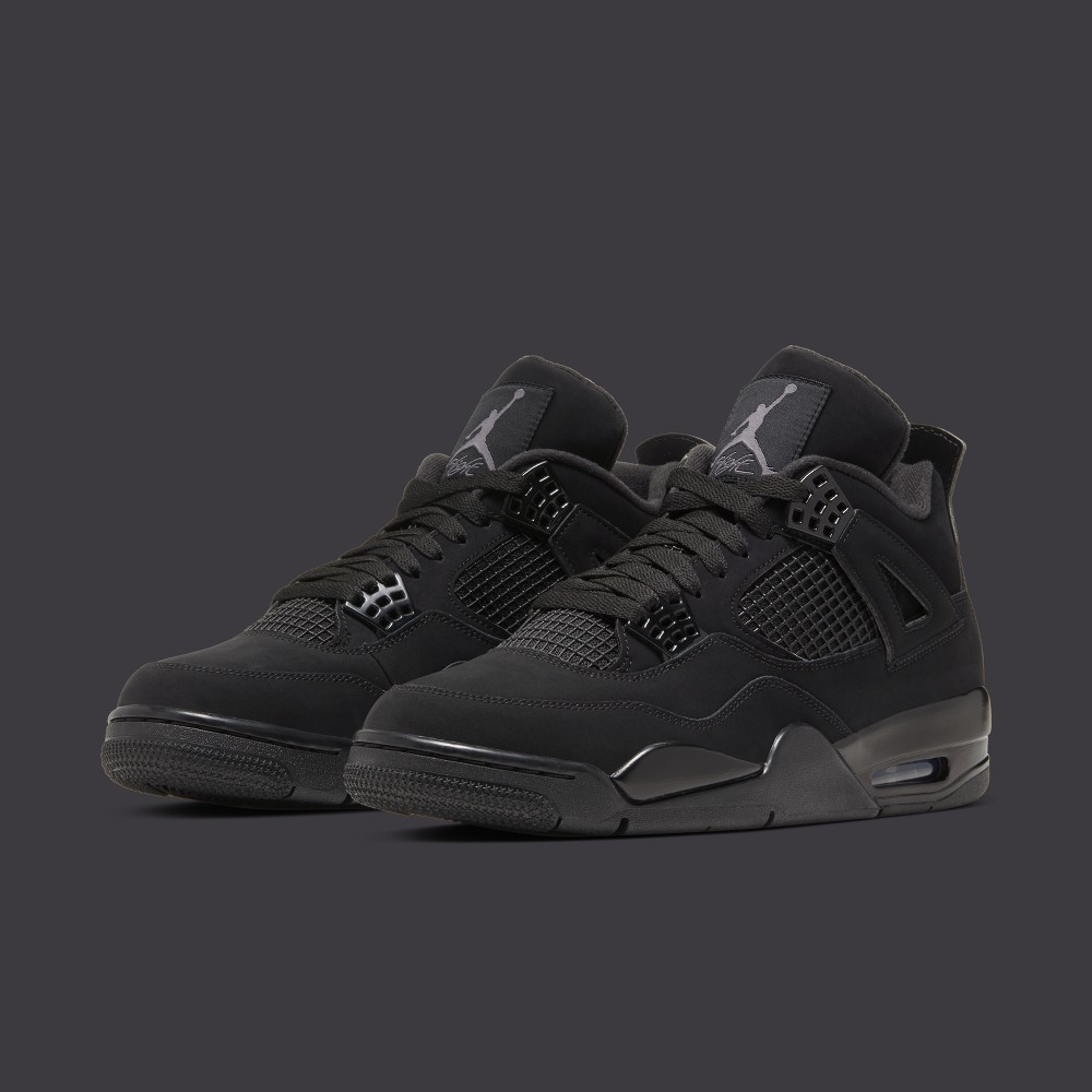 Detailed Images Of The Air Jordan 4 Black Cat 2020 •