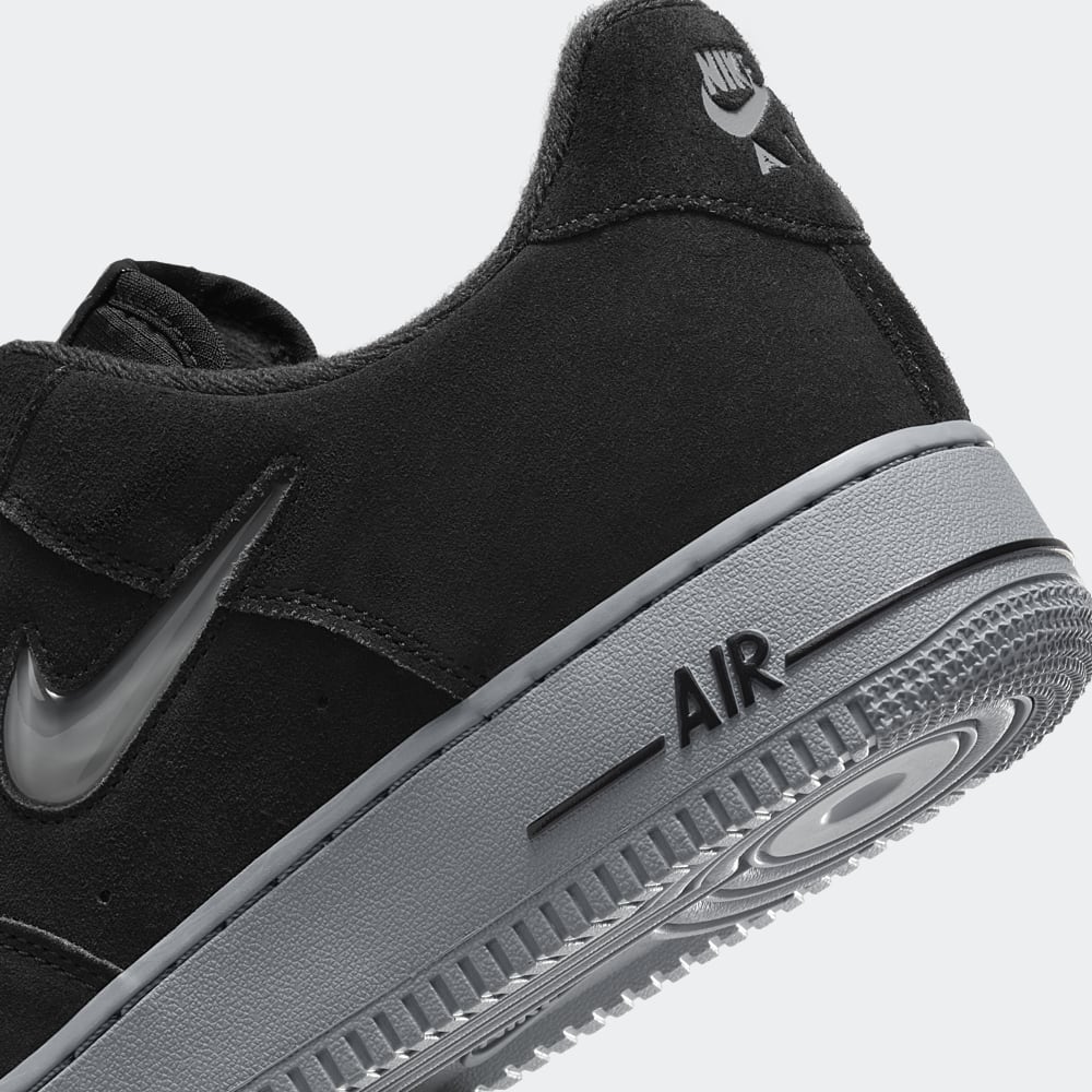 Nike Air Force 1 Jewel Black Suede HQ3827 002 Grailify