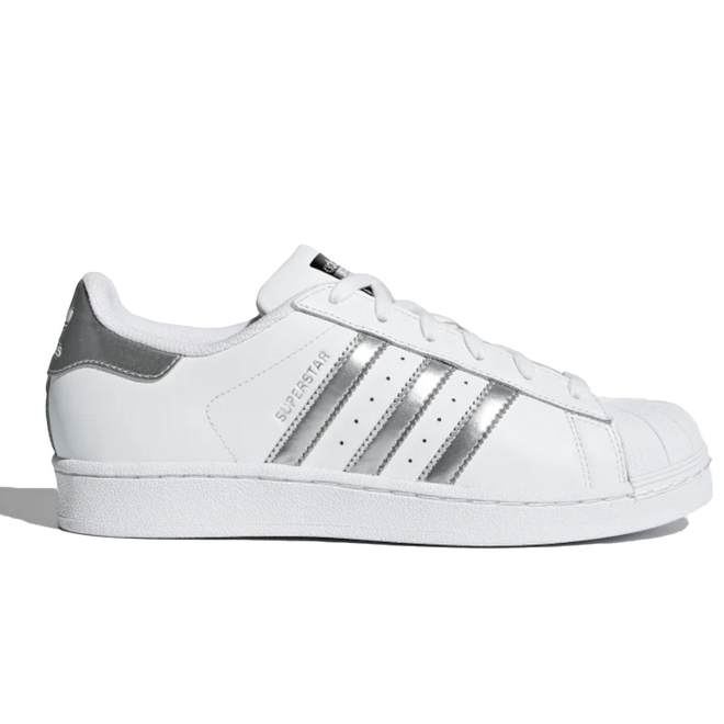 adidas Superstar White Silver Metallic | AQ3091/FX2329 | Grailify