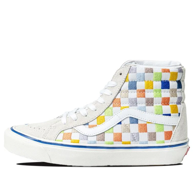 Vans multicolor high on sale top