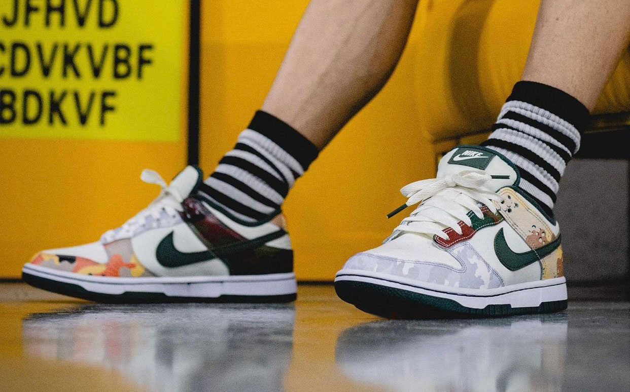 On-Feet: Nike Dunk Low SE Multi Camo