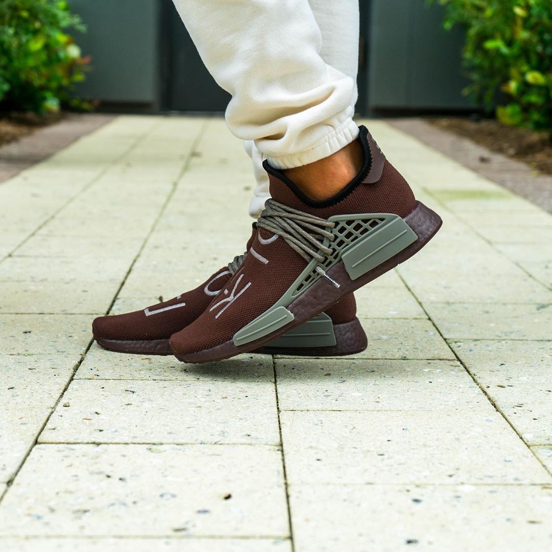 Pharrell Williams' Popular Adidas NMD Hu Is Releasing in a Brown Colorway