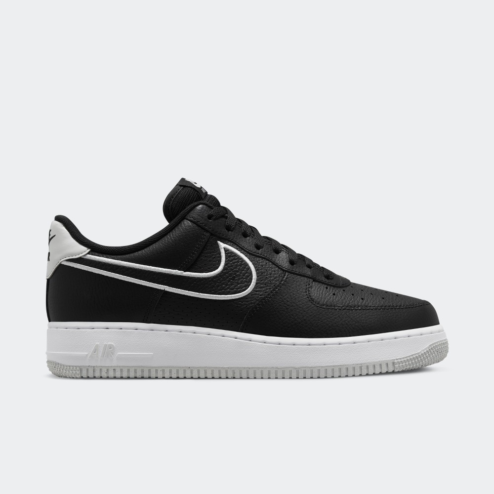 Nike Air Force 1 Embroidered Swoosh Black | FJ4211-001 | Grailify