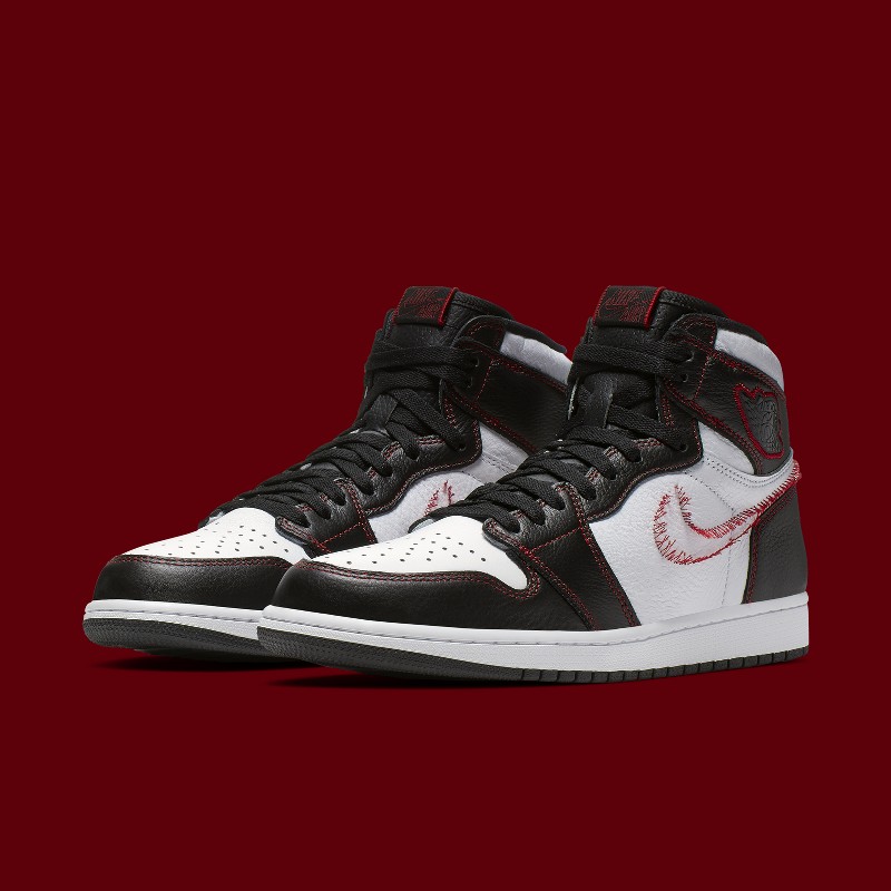 Jordan 1 hot sale without swoosh