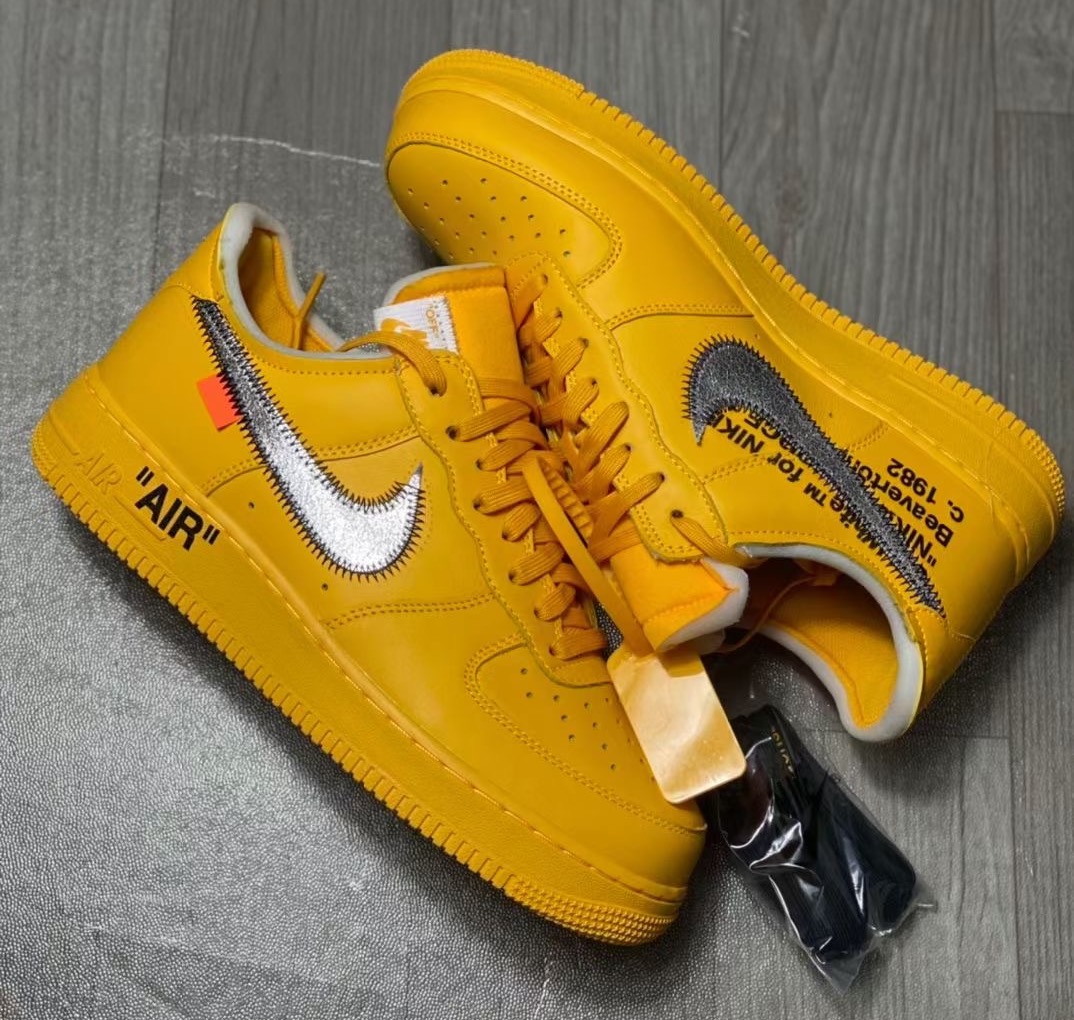 Lemonade' Off-White x Nike Air Force 1s Just Dropped on SNKRS