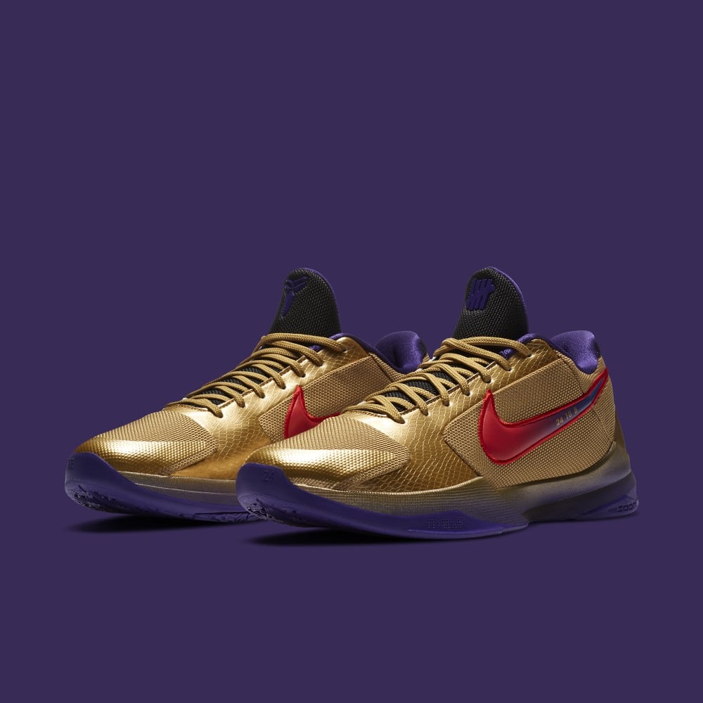 Kobe 5 sale protro gold