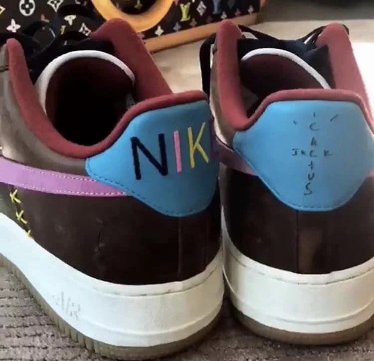 Alternate Travis Scott x Nike Air Force 1 Cactus Jack Surfaces