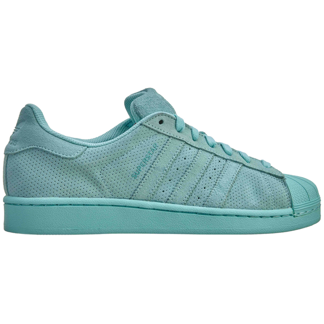 Adidas superstar suede outlet aqua