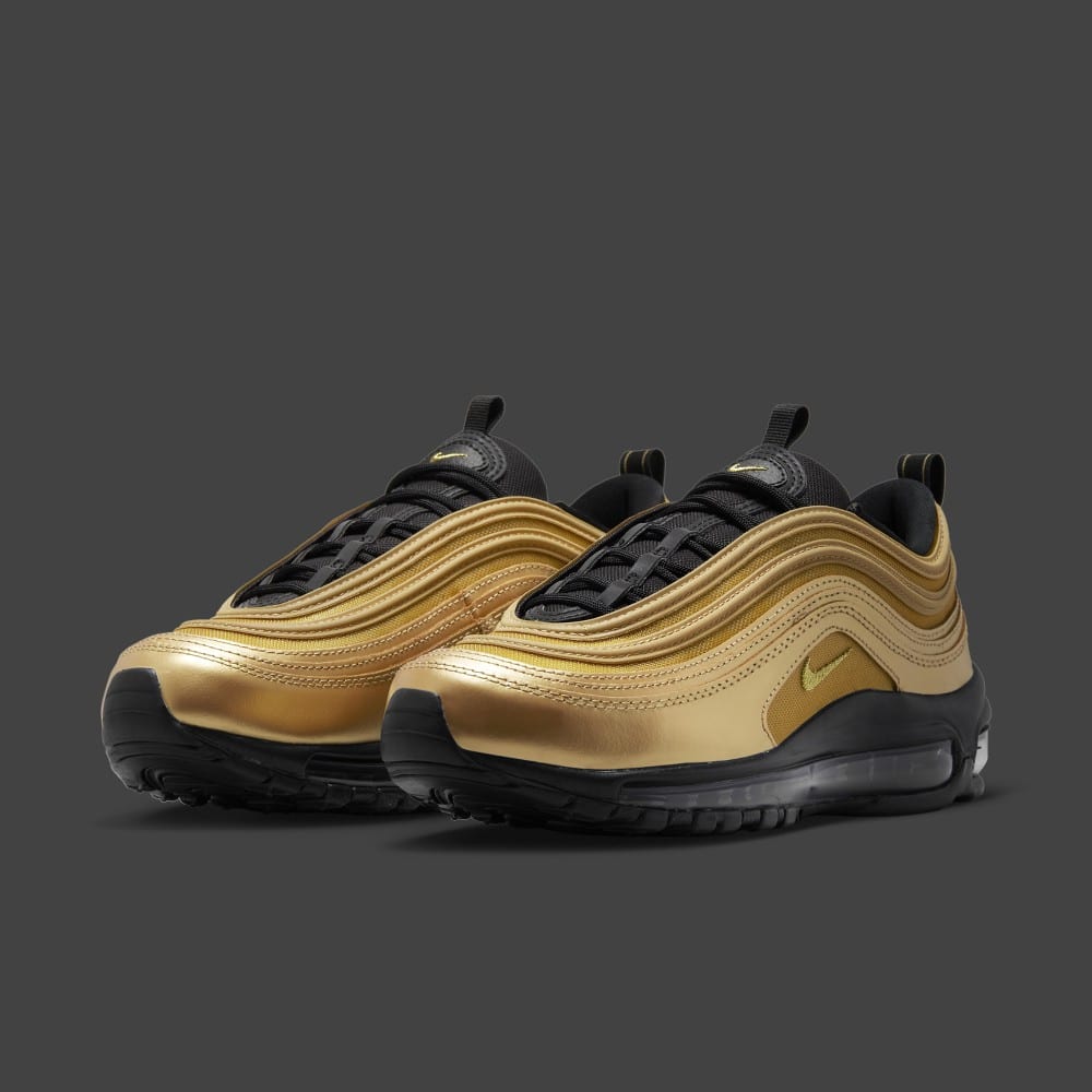 Mens nike air max hot sale 97 black and gold
