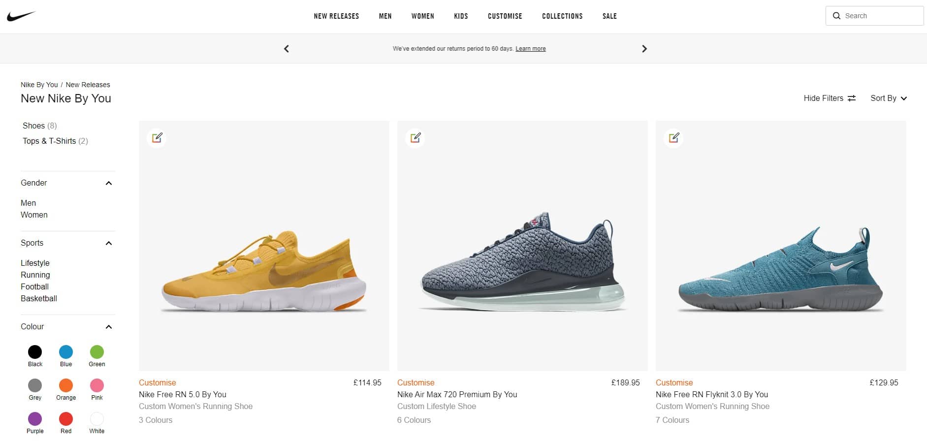 Nike By You Design Your Own Sneakers Grailify