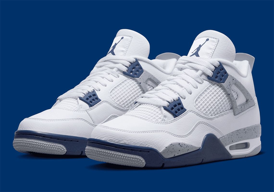 An Air Jordan 4 "Midnight Navy" Drops in 2022 Grailify